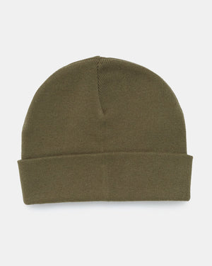 Green-Organic-Cotton-Emroidered-Patch-Ribbed-Beanie