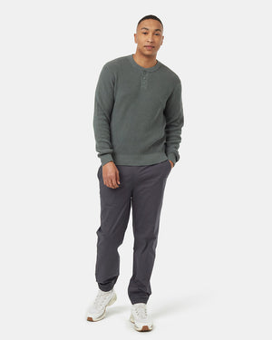 Green-Organic-Cotton-Henley-Sweater