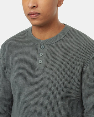 Green-Organic-Cotton-Henley-Sweater