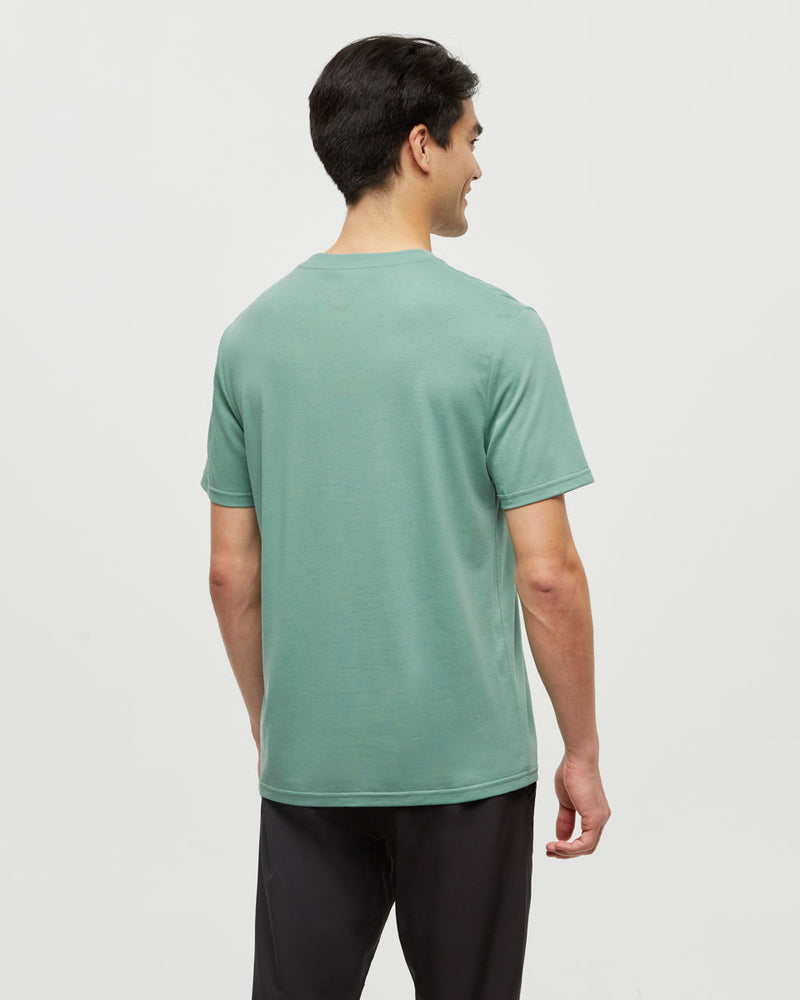 Green-Printed-Graphic-TreeBlend-T-Shirt