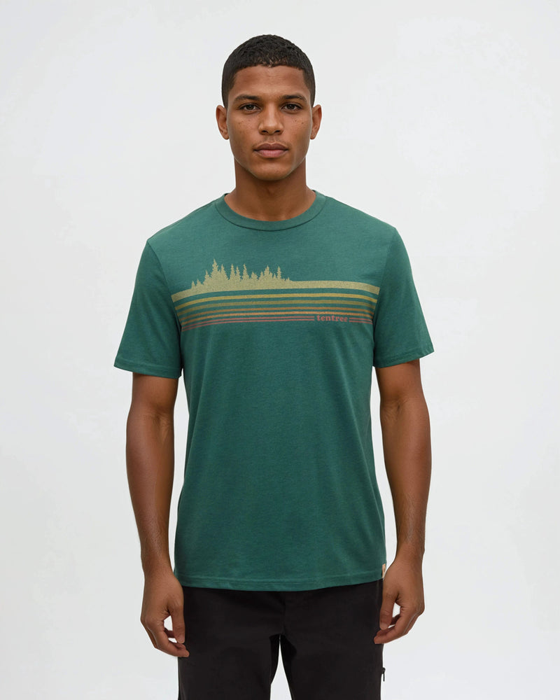 Green-Printed-Graphic-TreeBlend-T-Shirt