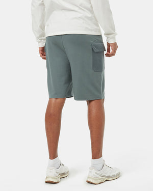 Green-Pull-On-Cargo-Shorts