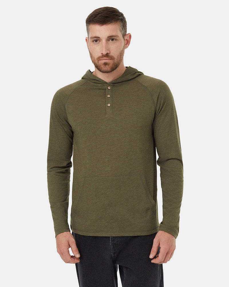 Green-Recycled-Polyester-Buttoned-Henley-Hoodie