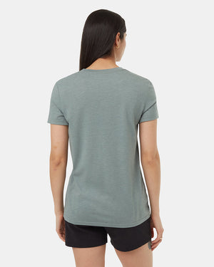 Green-Recycled-Polyester-Crew-Neck-T-Shirt