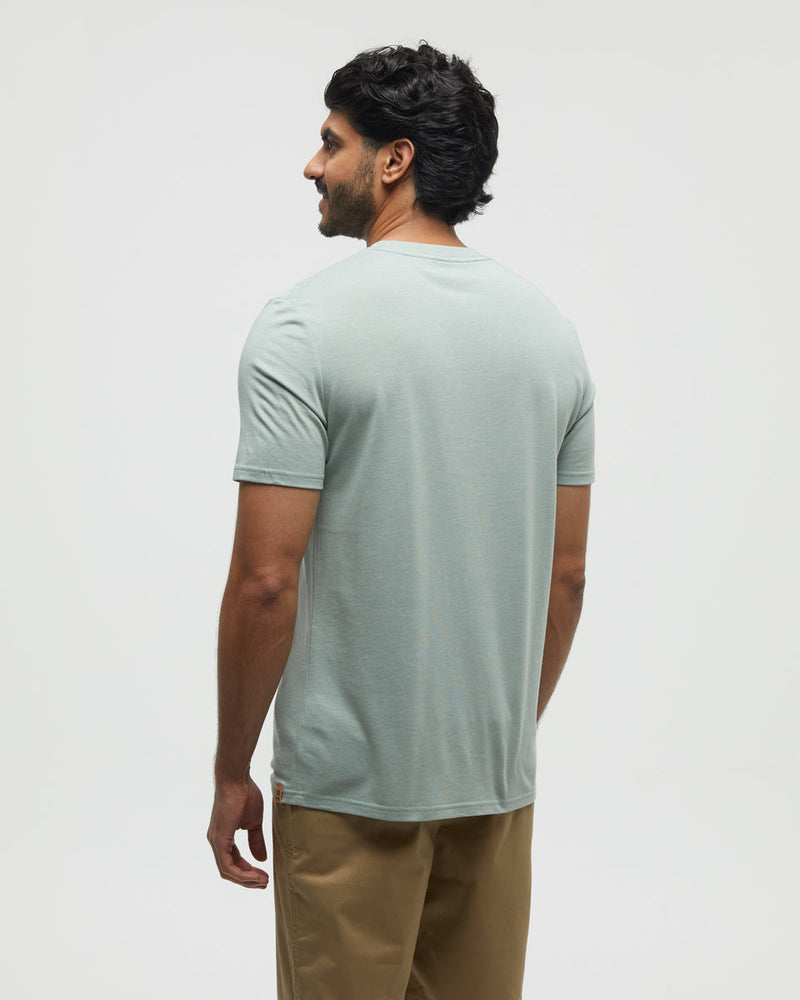 Green-Regular-Fit-Crew-Neck-T-shirt