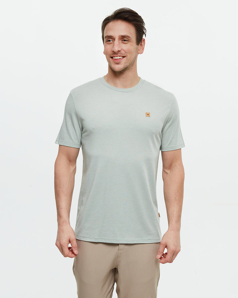 Green-Regular-Fit-Crew-Neck-T-shirt