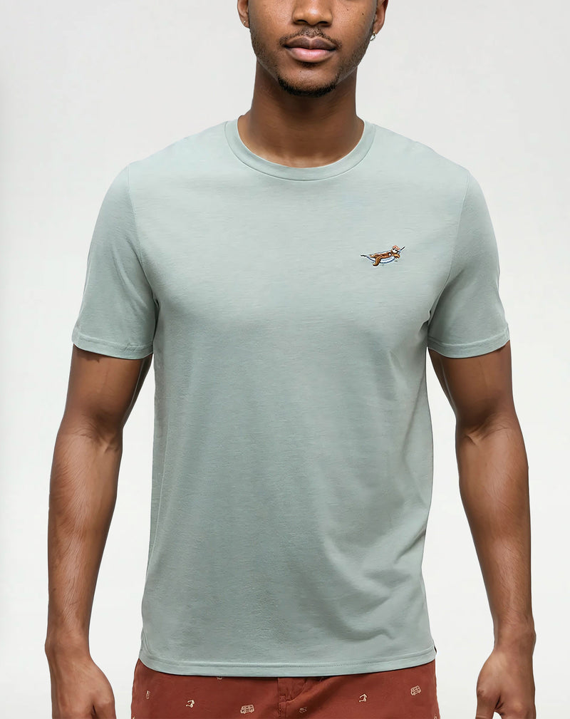 Green-Regular-Fit-Embroidered-Graphic