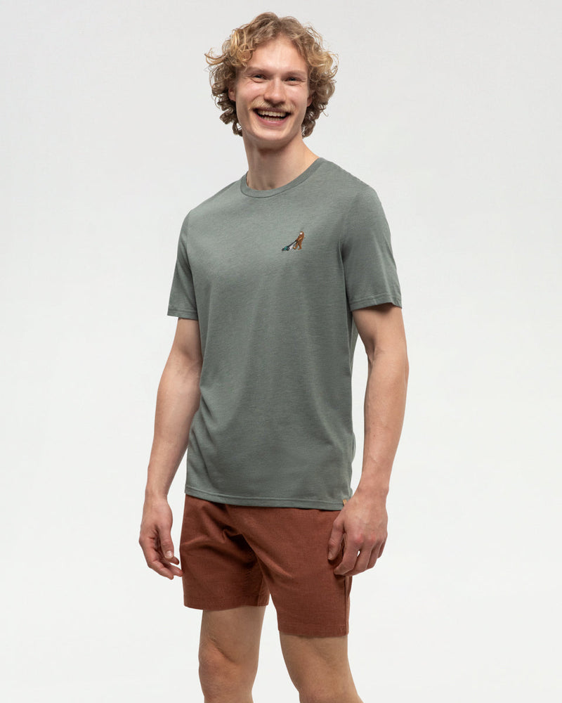 Green-Regular-Fit-Embroidered-Graphic-T-Shirt