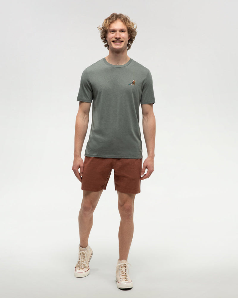 Green-Regular-Fit-Embroidered-Graphic-T-Shirt