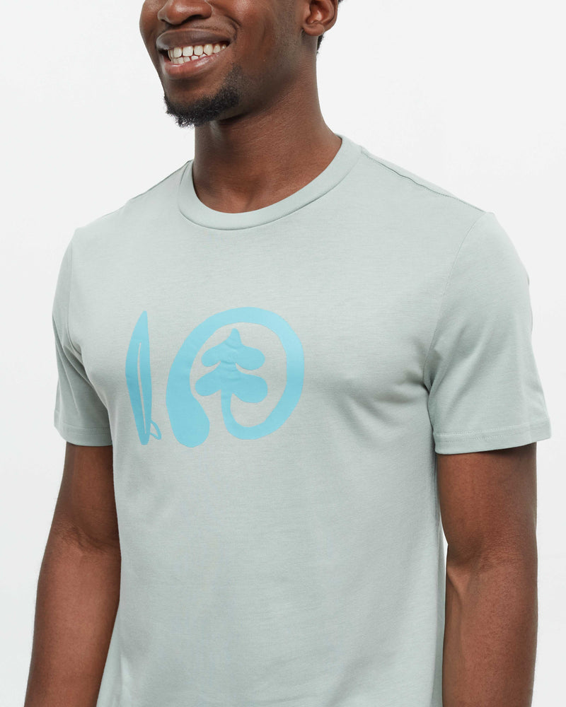 Green-Regular-Fit-Printed-Graphic-T-shirt