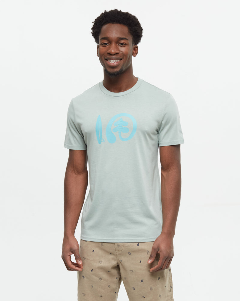 Green-Regular-Fit-Printed-Graphic-T-shirt