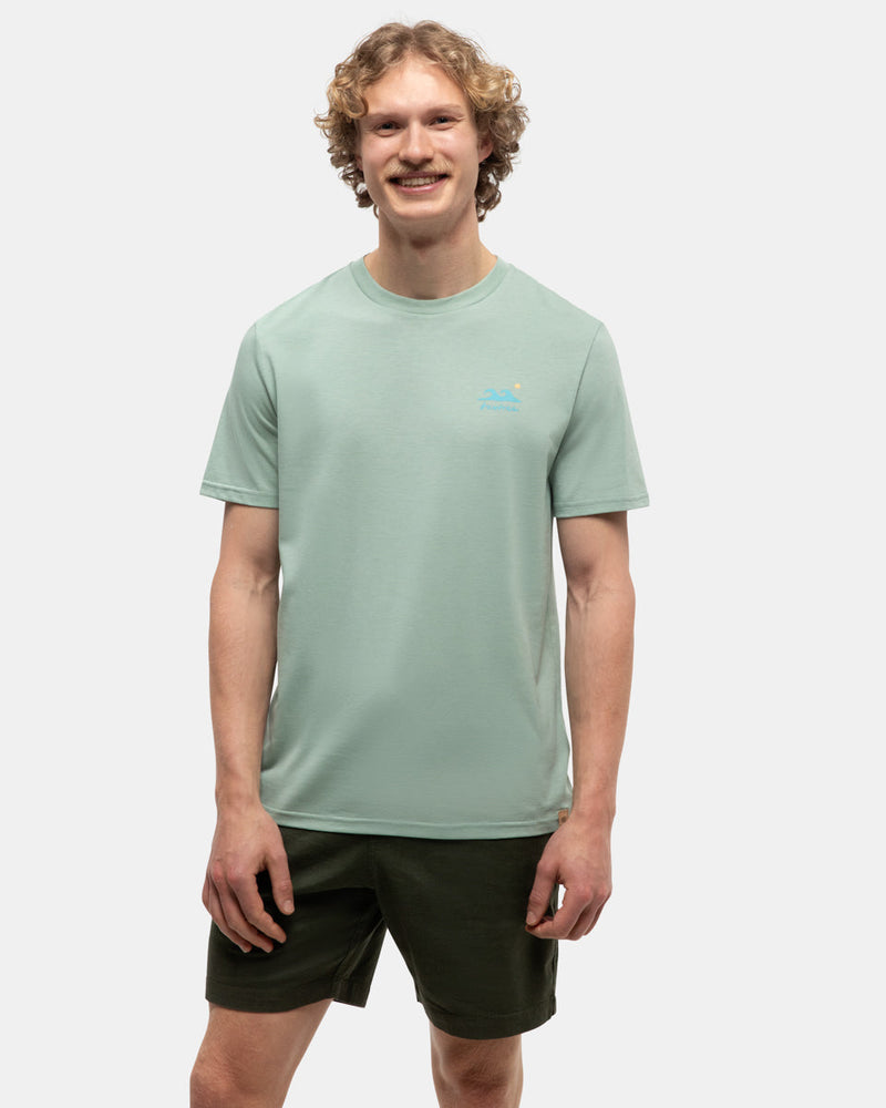 Green-Regular-Fit-Printed-Graphic-T-shirt