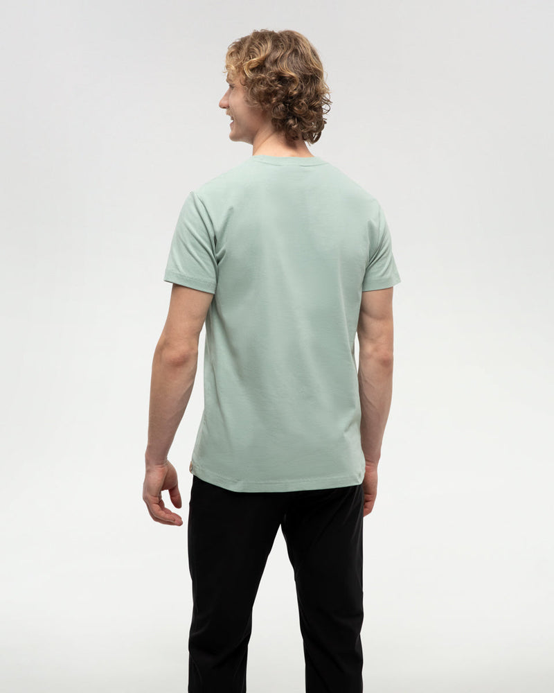 Green-Regular-Fit-Printed-Graphic-T-shirt