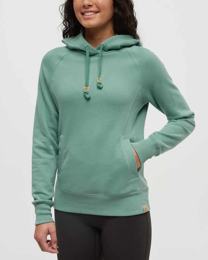 Green-Regular-Fit-Rib-Panel-Raglan-Hoodie