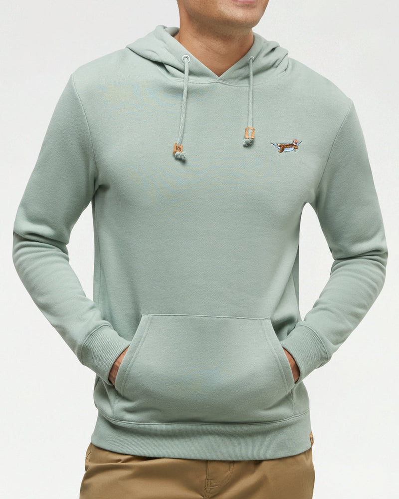Green-Regular-Fit-Set-In-Hoodie