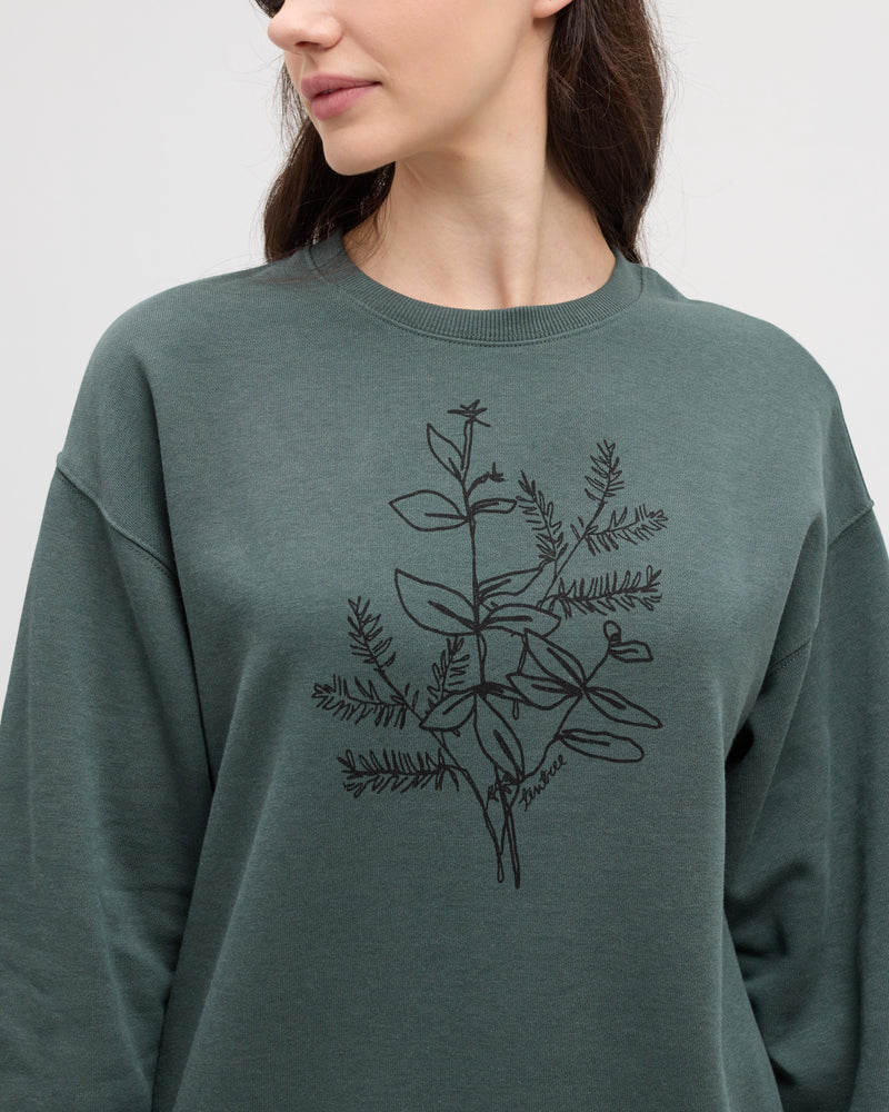 Green-Relax-Printed-Graphic-TreeFleece-Crew