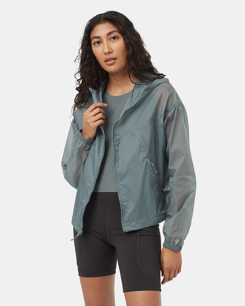 Green-Relaxed-Hooded-Zip-Up-Jacket