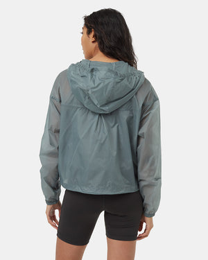 Green-Relaxed-Hooded-Zip-Up-Jacket