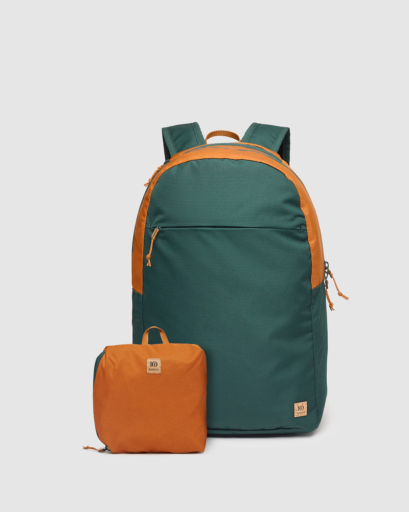 Green-Sustainable-Water-Repellent-Backpack