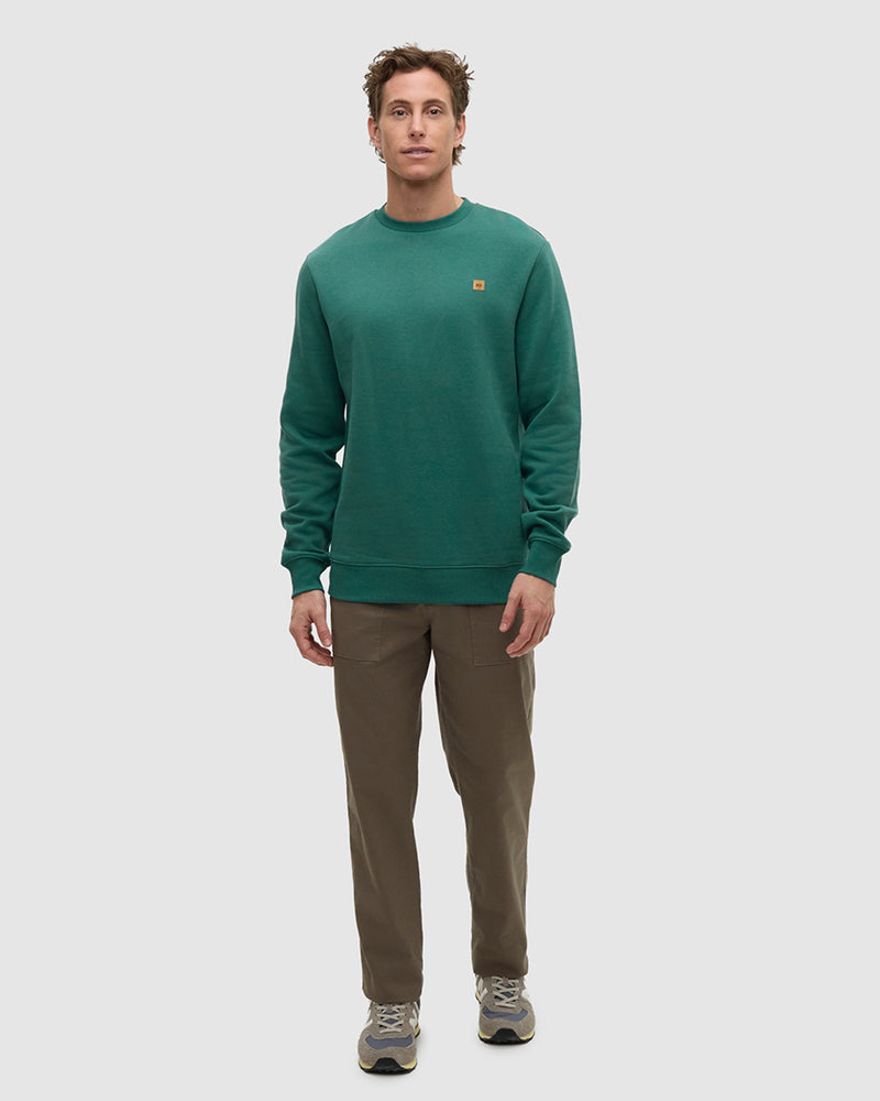 Green-TreeFleece-Classic-Crew