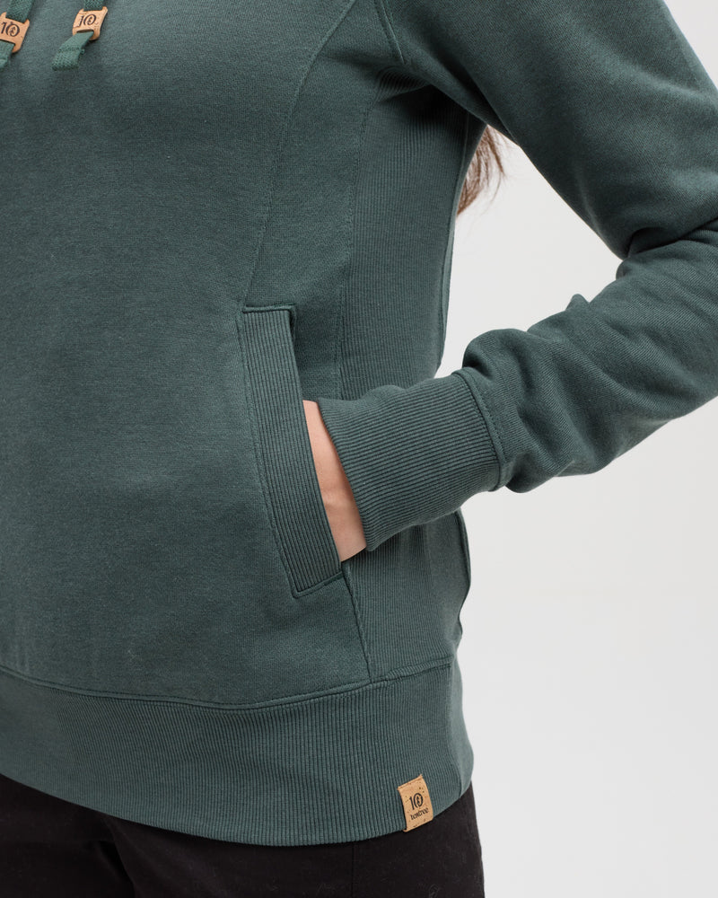 Green-TreeFleece-Rib-Panel-Raglan-Hoodie
