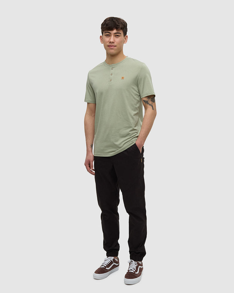 Green-Treeblend-Basic-Shortsleeve-Button-Shirt