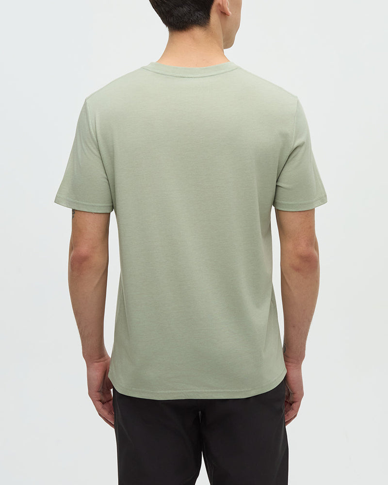 Green-Treeblend-Regular-Fit-Crew-Neck-T-shirt