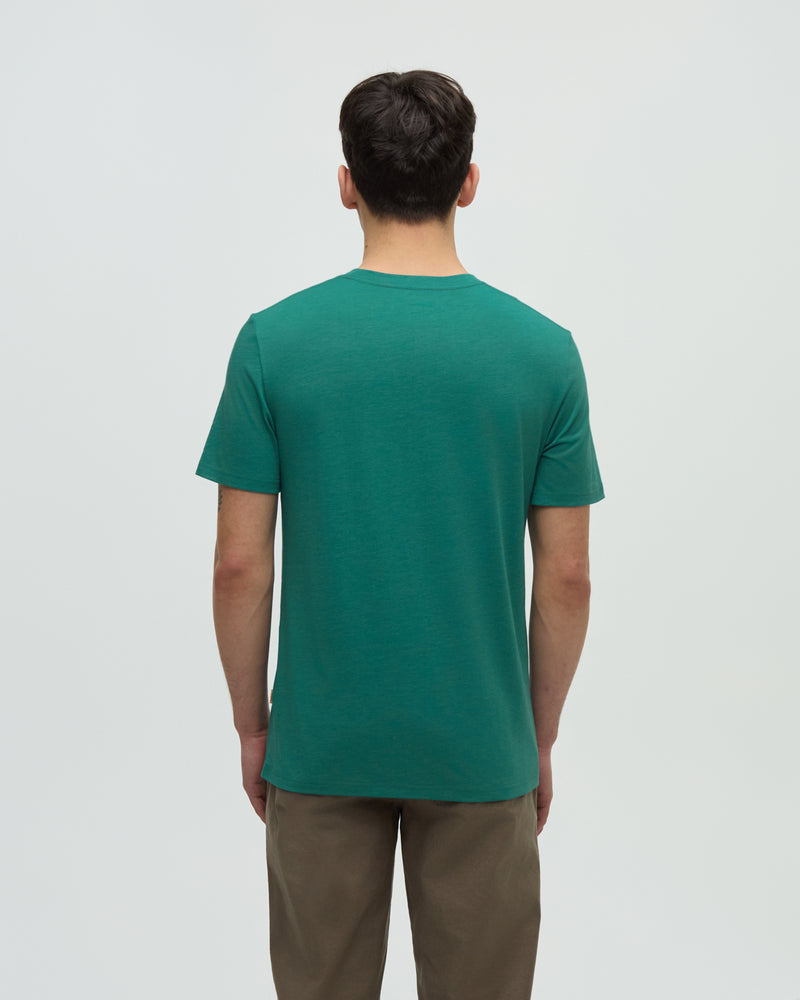 Green-Treeblend-Regular-Fit-Crew-Neck-T-shirt