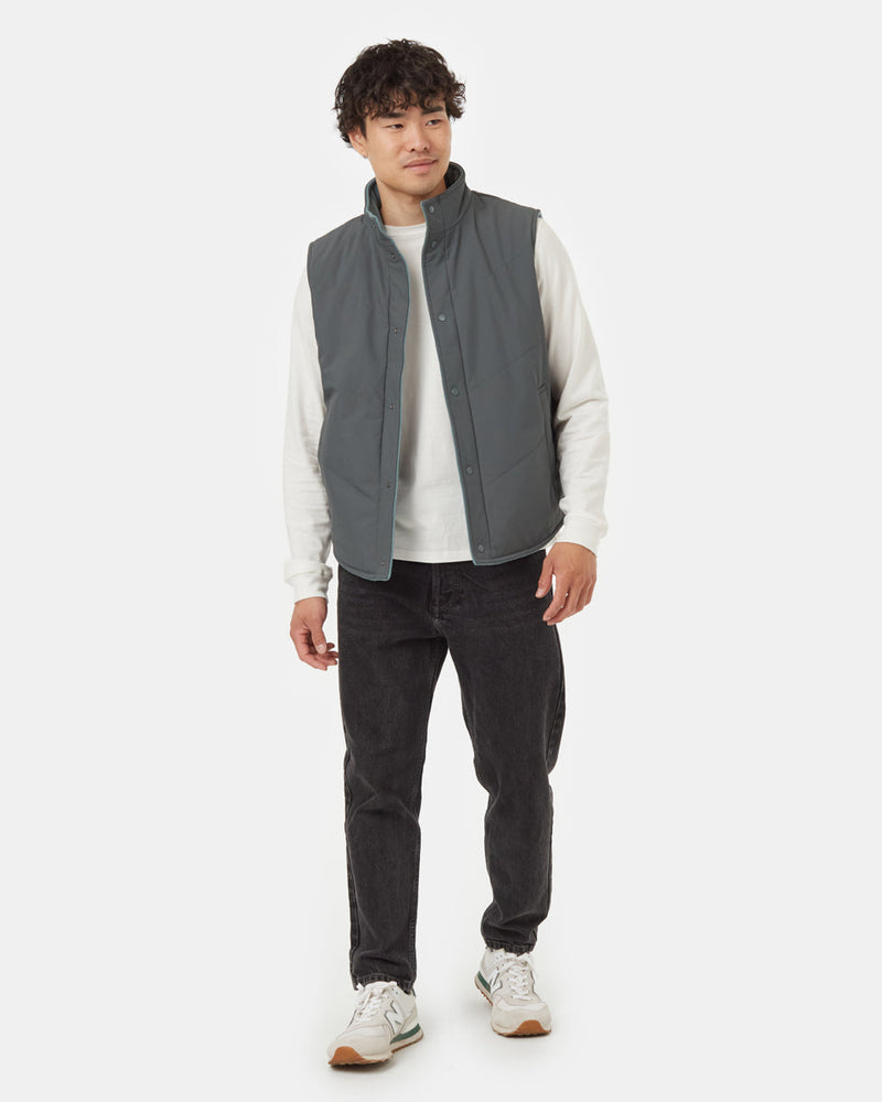 Green-Water-Repellent-Reversible-Puffer-Vest