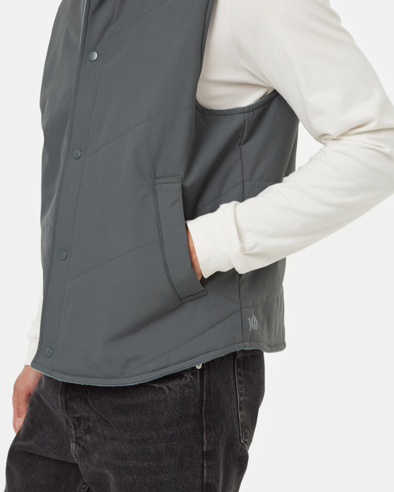 Green-Water-Repellent-Reversible-Puffer-Vest