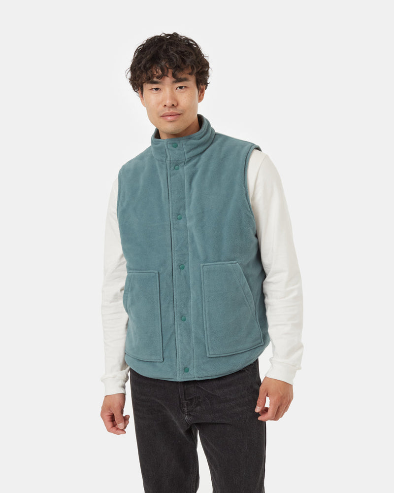 Green-Water-Repellent-Reversible-Puffer-Vest