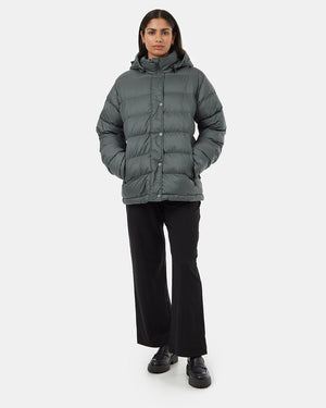 Green-Water-Resistant-Mid-Length-Puffer-Jacket