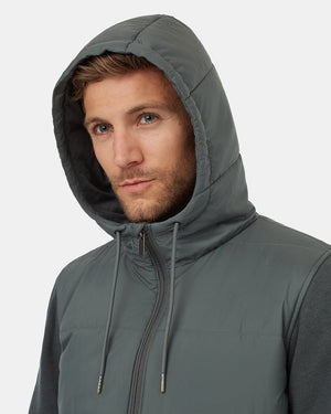 Green-Water-Resistant-Zip-Up-Hoodie