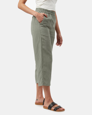 Green-Women_s-Cropped-Wide-Leg-Trousers