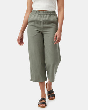 Green-Women_s-Cropped-Wide-Leg-Trousers