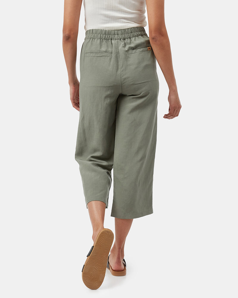 Green-Women_s-Cropped-Wide-Leg-Trousers