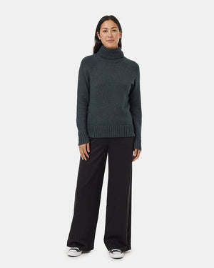 Green-Women_s-Ribbed-Wool-Turtleneck