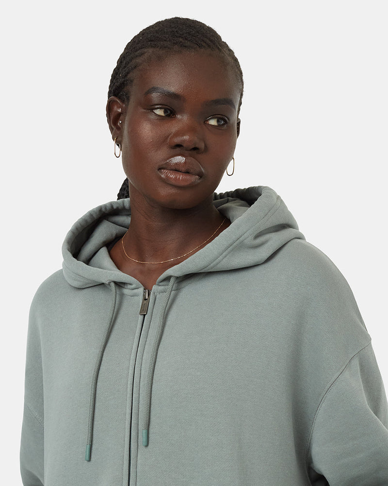 Green-Womens-Eco-Friendly-Hooded-Zip-up