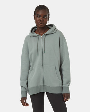 Green-Womens-Eco-Friendly-Hooded-Zip-up