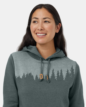 Green-Womens-Graphic-Pullover-Hoodie