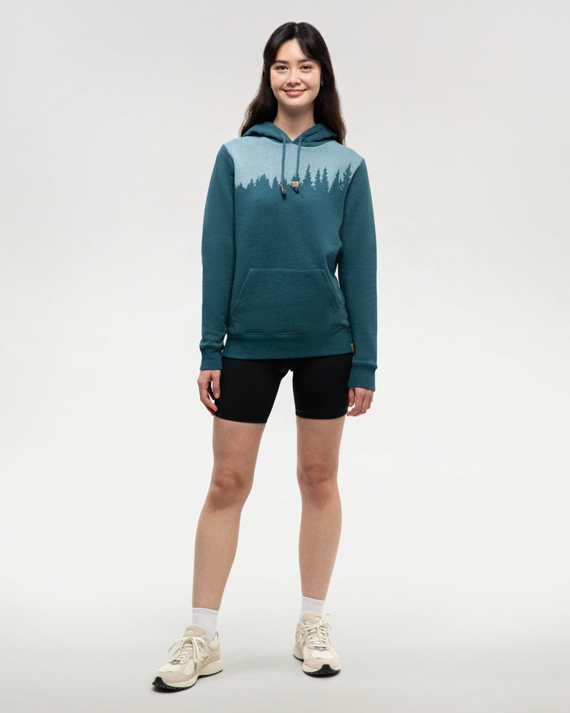 Green-Womens-Graphic-Pullover-Hoodie