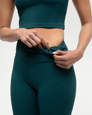 Green-Womens-High-Waisted-Leggings