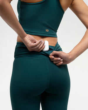 Green-Womens-High-Waisted-Leggings