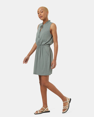 Green-Womens-Recycled-Polyester-Dress