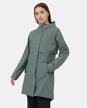 Green-Womens-Recycled-Polyester-Rain-Jacket