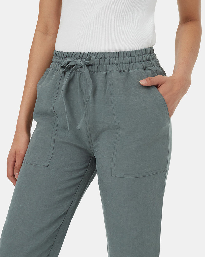 Green-Womens-Tencel-Linen-Pant