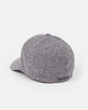 Grey-Adjustable-Hemp-Baseball-Cap