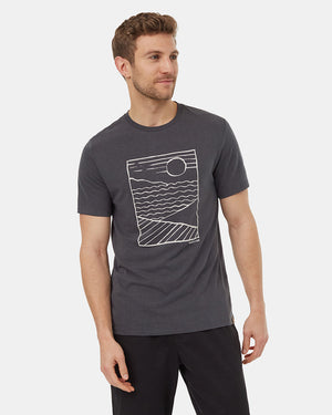 Grey-Crew-Neck-Graphic-Shortsleeve-T-Shirt