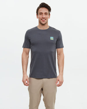 Grey-Crew-Neck-Graphic-Shortsleeve-T-Shirt