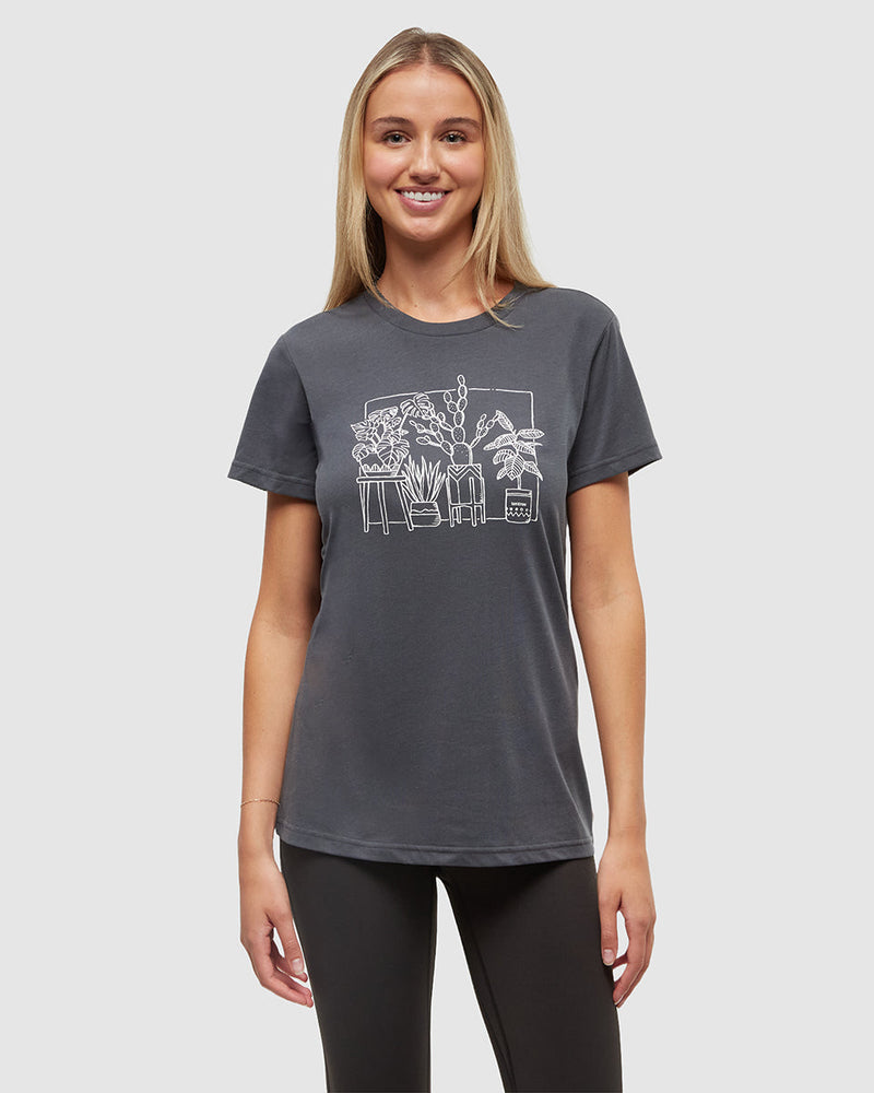 Grey-Crew-Neck-Graphic-Shortsleeve-T-Shirt